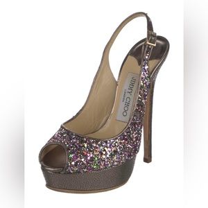 Jimmy choo glitter fab heels 36